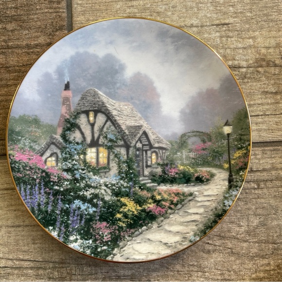 Thomas Kinkade Other - 1991 Edwin M Knowles Thomas Kinkade "Chandler's Cottage" Collector's Plate 8.5"